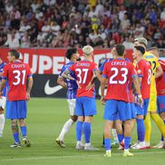 Ștefan Târnovanu, cartonaș roșu în FCSB - Farul. FOTO: Ionuț Iordache