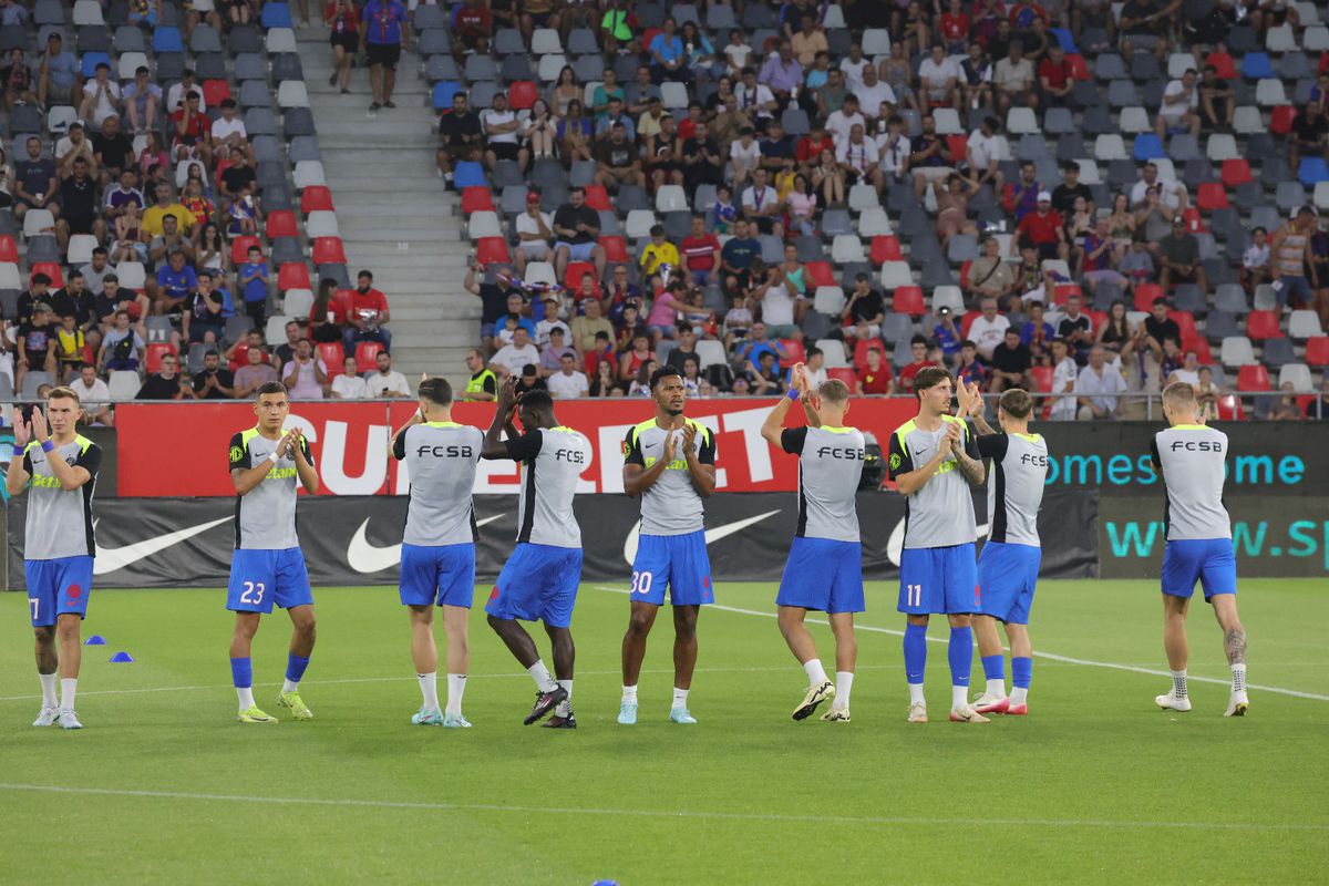 FCSB - Farul, imagini înainte de meci