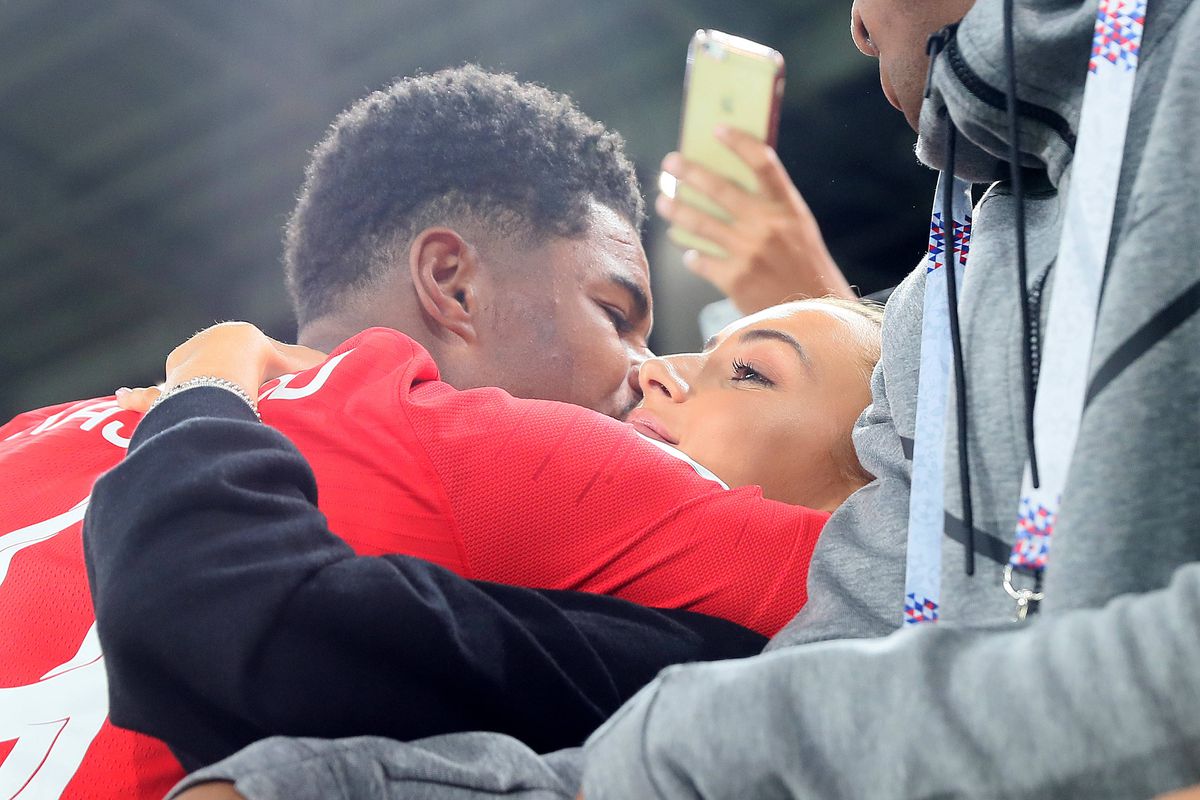 Marcus Rashford și Lucia Loi