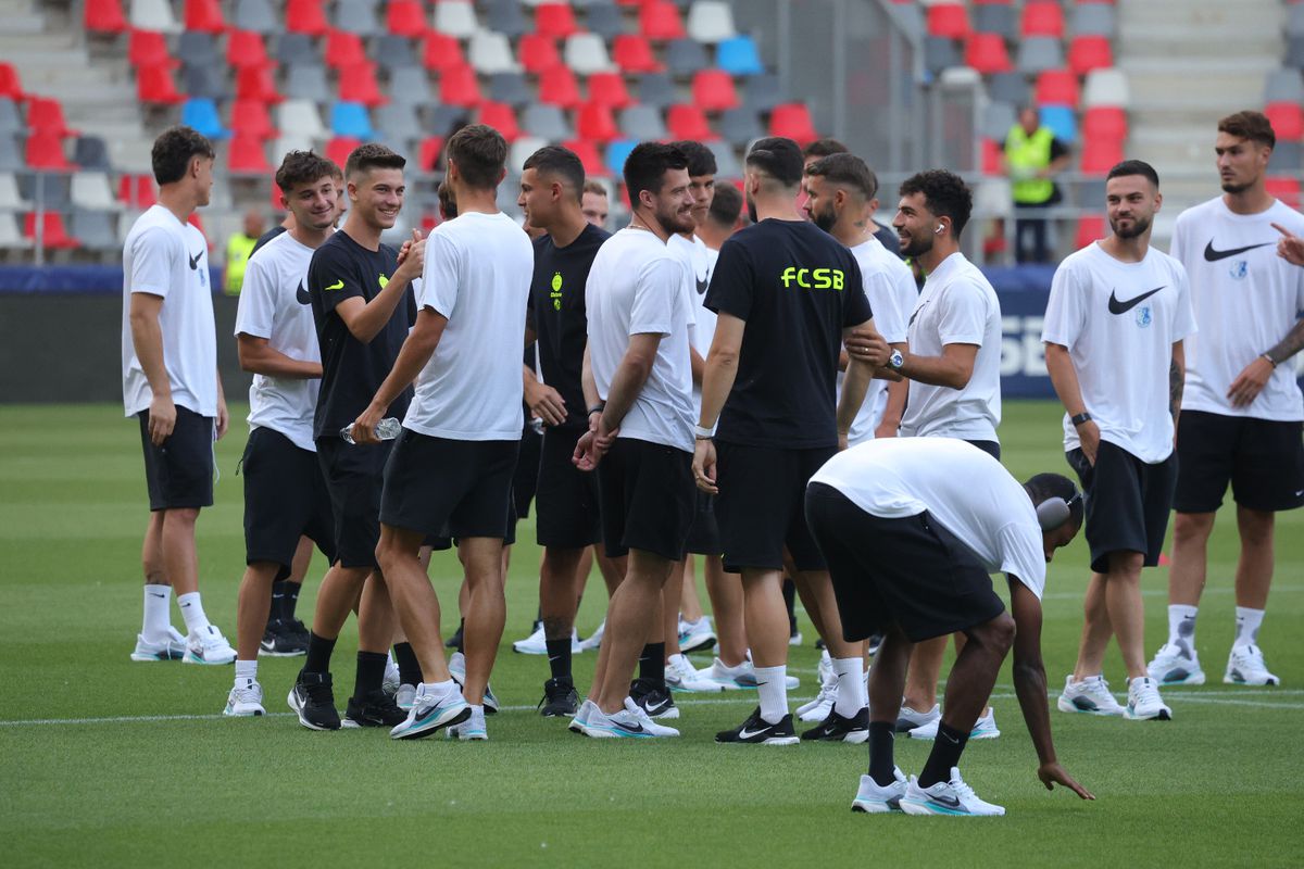 FCSB - Farul, imagini înainte de meci