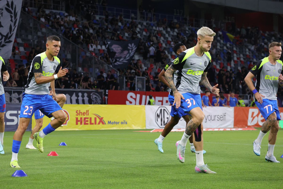FCSB - Farul, imagini înainte de meci
