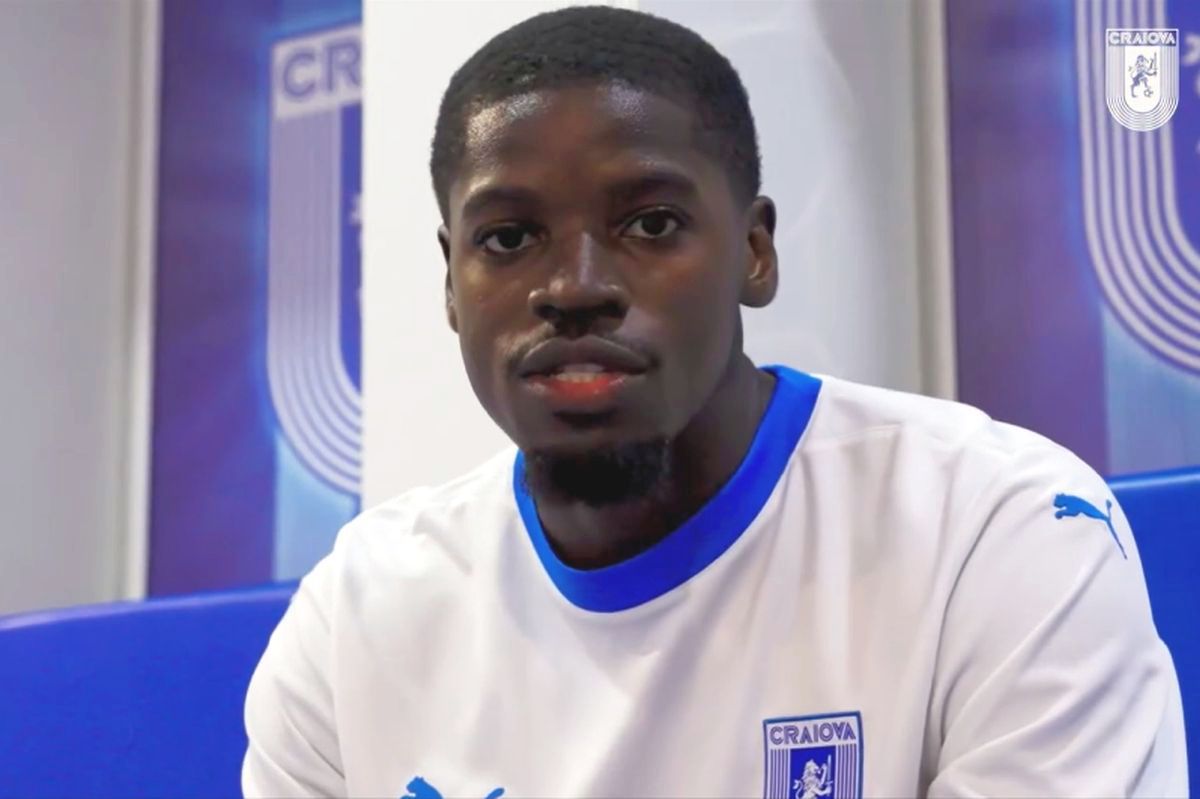 Steven Nsimba, „bestia” din atacul Universității Craiova