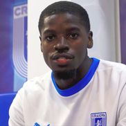 Steven Nsimba, prezentat de Universitatea Craiova