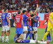 Ștefan Târnovanu, cartonaș roșu în FCSB - Farul. FOTO: Ionuț Iordache