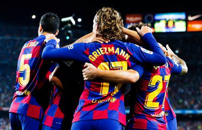 Barcelona - Betis 5-2 // Antoine Griezmann a sărbătorit ca LeBron James și l-a copiat pe Messi: „L-am văzut la antrenamente"