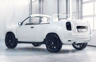 FOTO Prima mașină Dacia Duster cabrio coupe, produsă în București: investiție de 30.000 de euro