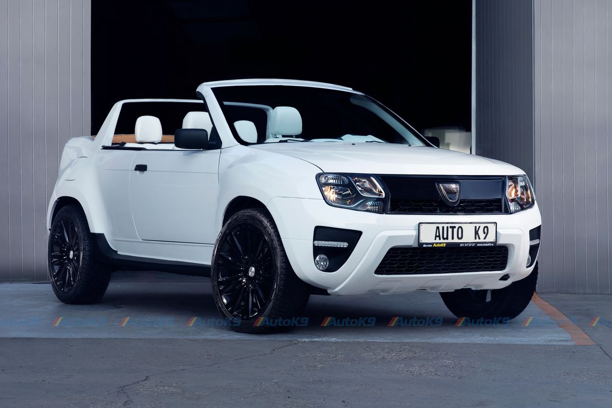 FOTO Prima mașină Dacia Duster cabrio coupe, produsă în București: investiție de 30.000 de euro