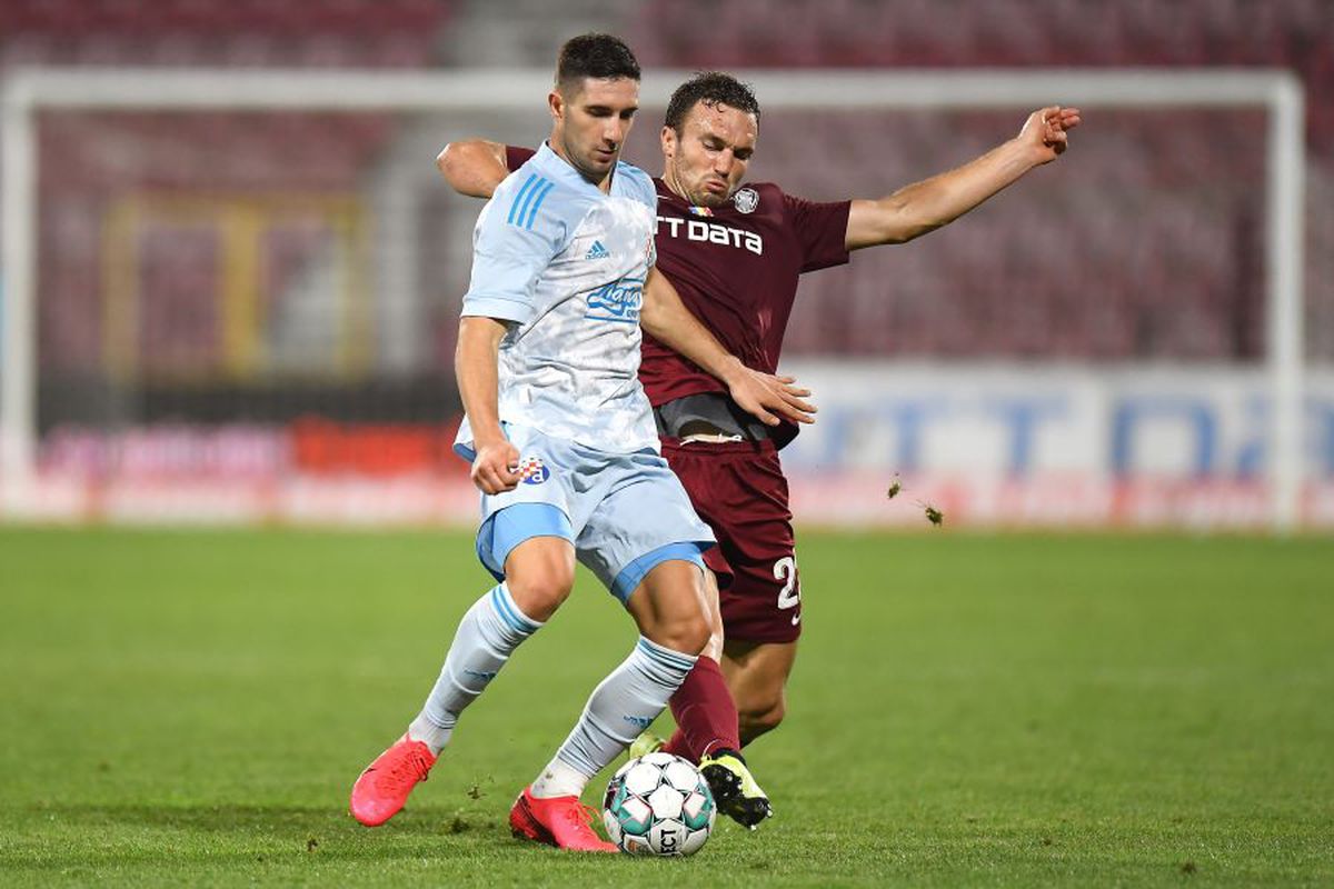 CFR - Dinamo Zagreb 2-2, 5-6 d.pen., NOTE GSP » 1 pentru cel mai slab jucător al campioanei! Fotbaliștii vișinii care au dezamăgit