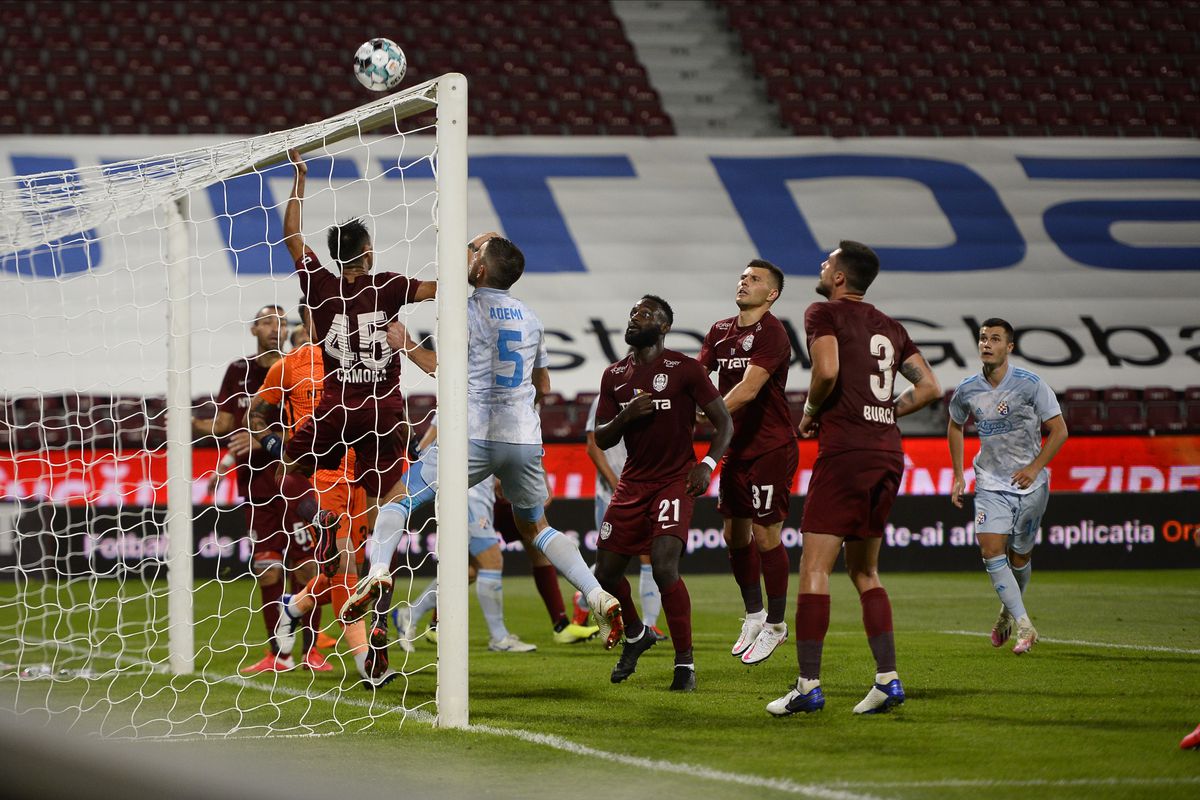 CFR - Dinamo Zagreb 2-2, 5-6 d.pen., NOTE GSP » 1 pentru cel mai slab jucător al campioanei! Fotbaliștii vișinii care au dezamăgit