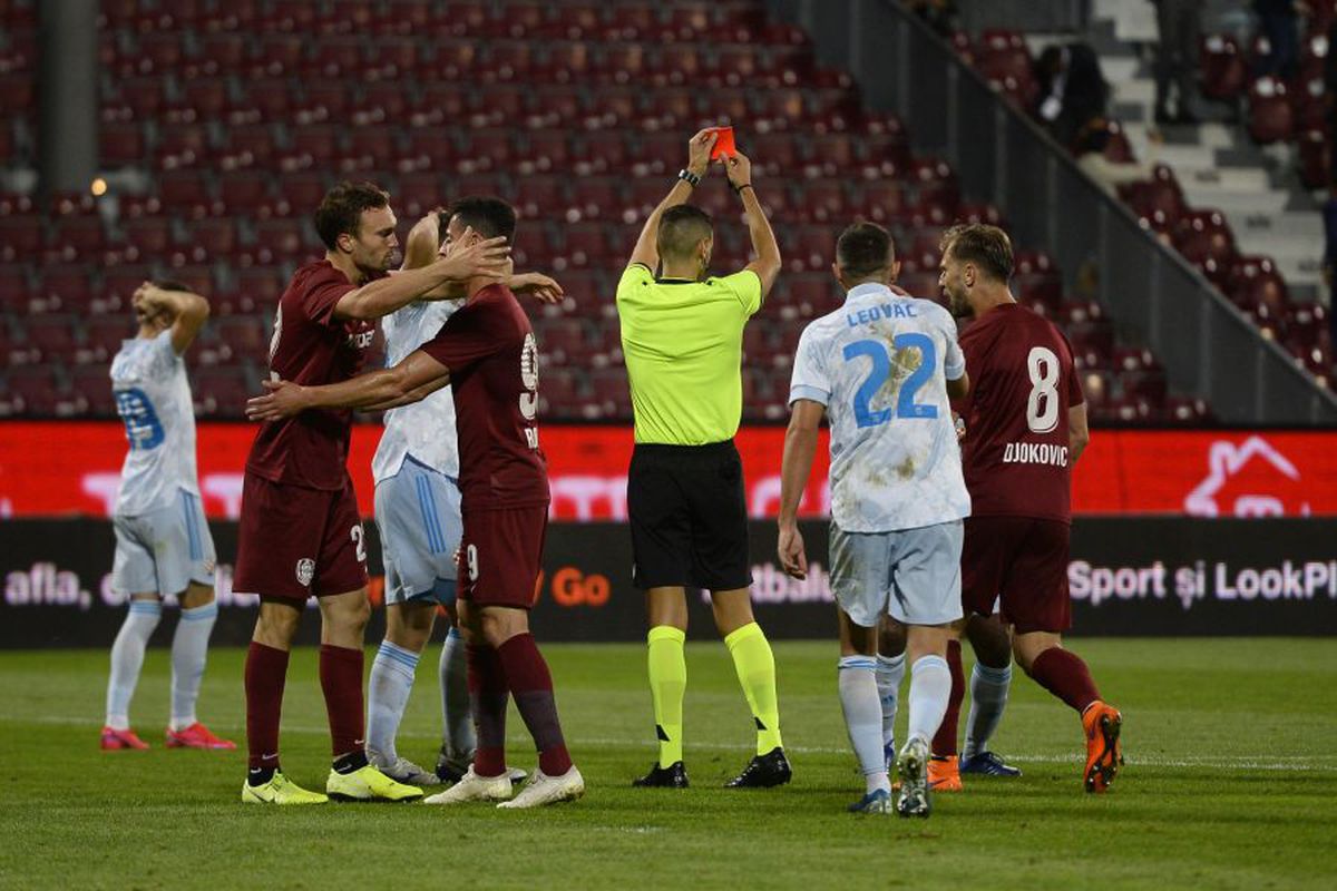 CFR Cluj - Dinamo 2-2 (5-6 la penalty-uri). Mario Camora speră că UEFA va da o mână de ajutor: „Poate avem și noi noroc”