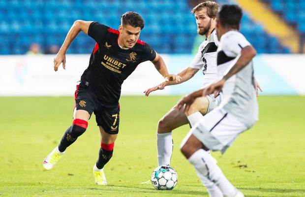 Ianis Hagi, singurul fotbalist schimbat de Gerrard la Erevan, e criticat de scoțieni