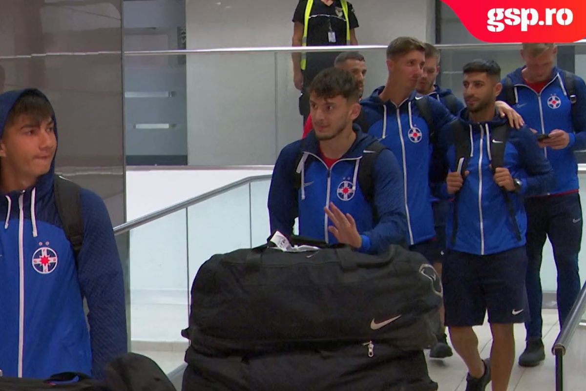 FCSB s-a întors în România, la doar câteva ore după succesul din Norvegia » Imaginile surprinse de GSP la aeroport: cine a trecut la „munca de jos”
