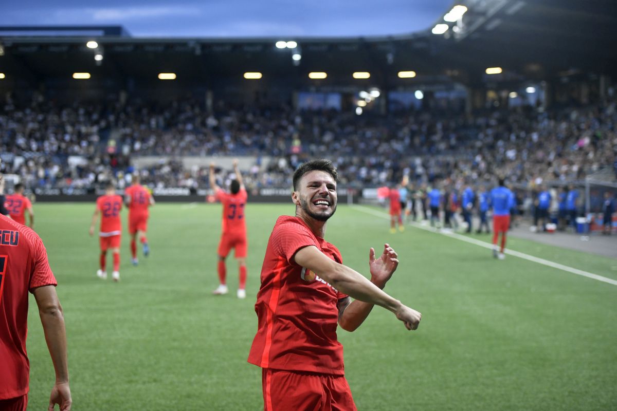 FCSB s-a întors în România, la doar câteva ore după succesul din Norvegia » Imaginile surprinse de GSP la aeroport: cine a trecut la „munca de jos”