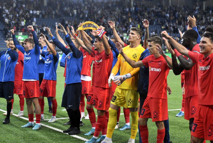 FCSB s-a calificat, joi seara, în grupele Conference League, la capătul unui meci dramatic cu Viking / foto: Ionuț Iordache