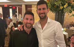 „Când cei mai mari se întâlnesc” » Novak Djokovic și fotografia de un milion de like-uri cu Leo Messi