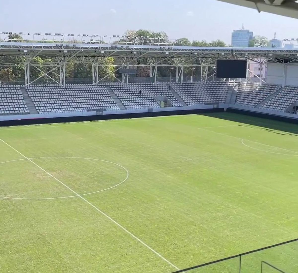 FOTO Gazonul de pe „Arcul de Triumf” înainte de Dinamo - Petrolul