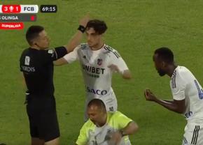 Fază confuză în CFR Cluj - Botoșani » Olinga a văzut „galben”, apoi a fost eliminat! Totul fără consultarea VAR