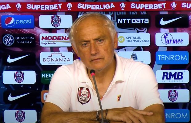 Andrea Mandorlini, cuvinte speciale pentru un elev de la CFR Cluj: „Vreau să îl complimentez”