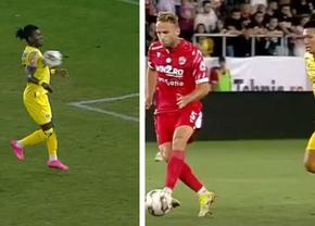 Cine s-a făcut mai tare de râs? Goluri după două gafe imense în prima repriză din Dinamo - Petrolul