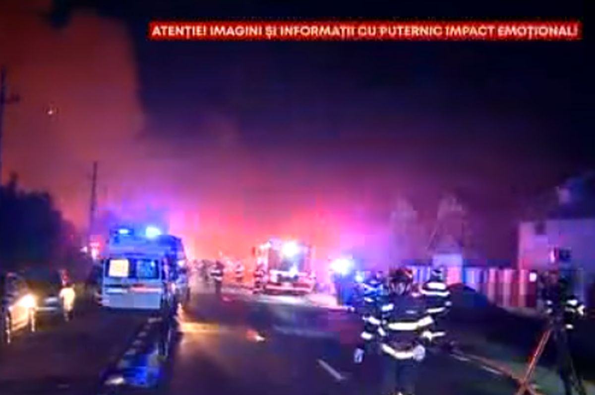 Explozii puternice și incendiu în Crevedia » Ministrul Alexandru Rafila confirmă informațiile dramatice: „Există și decese” + prima reacție a președintelui Iohannis