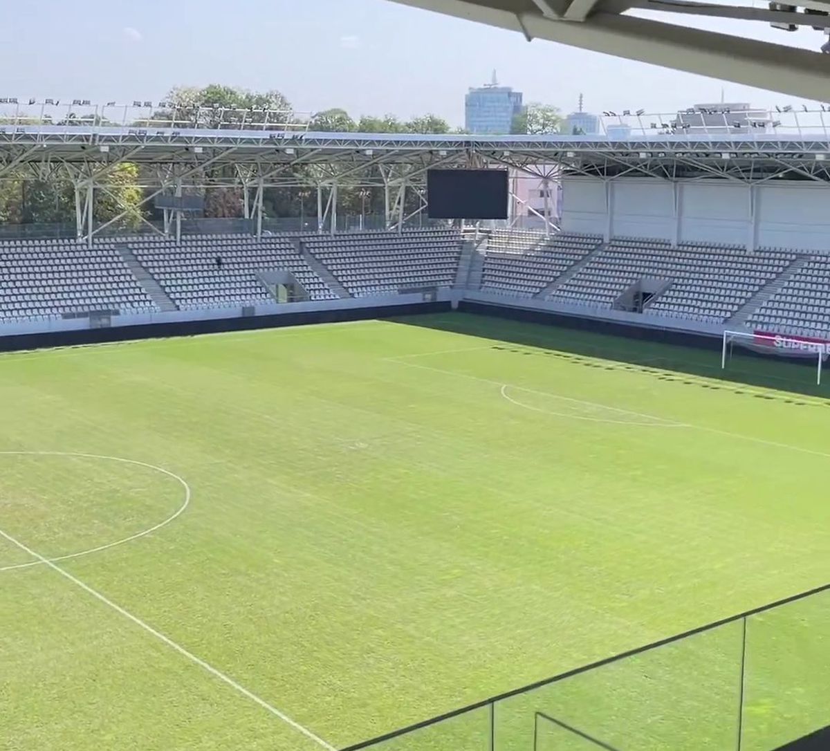 FOTO Gazonul de pe „Arcul de Triumf” înainte de Dinamo - Petrolul
