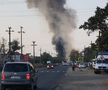 Explozii puternice urmate de incendiu la Crevedia, în Dâmbovița / FOTO: Capturi @TVR