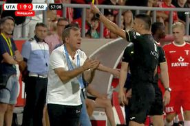 Hagi a făcut iureș pe bancă! Criză de nervi la adresa arbitrului: Farul a cerut două penalty-uri într-un minut + verdictul specialistului