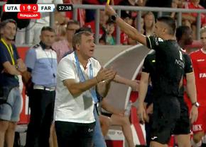 Hagi a făcut iureș pe bancă! Criză de nervi la adresa arbitrului: Farul a cerut două penalty-uri într-un minut + verdictul specialistului
