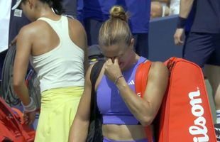 Surpriză majoră la US Open! Prima jucătoare din Top 10, eliminată de la debut! A izbucnit în lacrimi