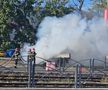 O mașină a luat foc lângă stadionul Ghencea