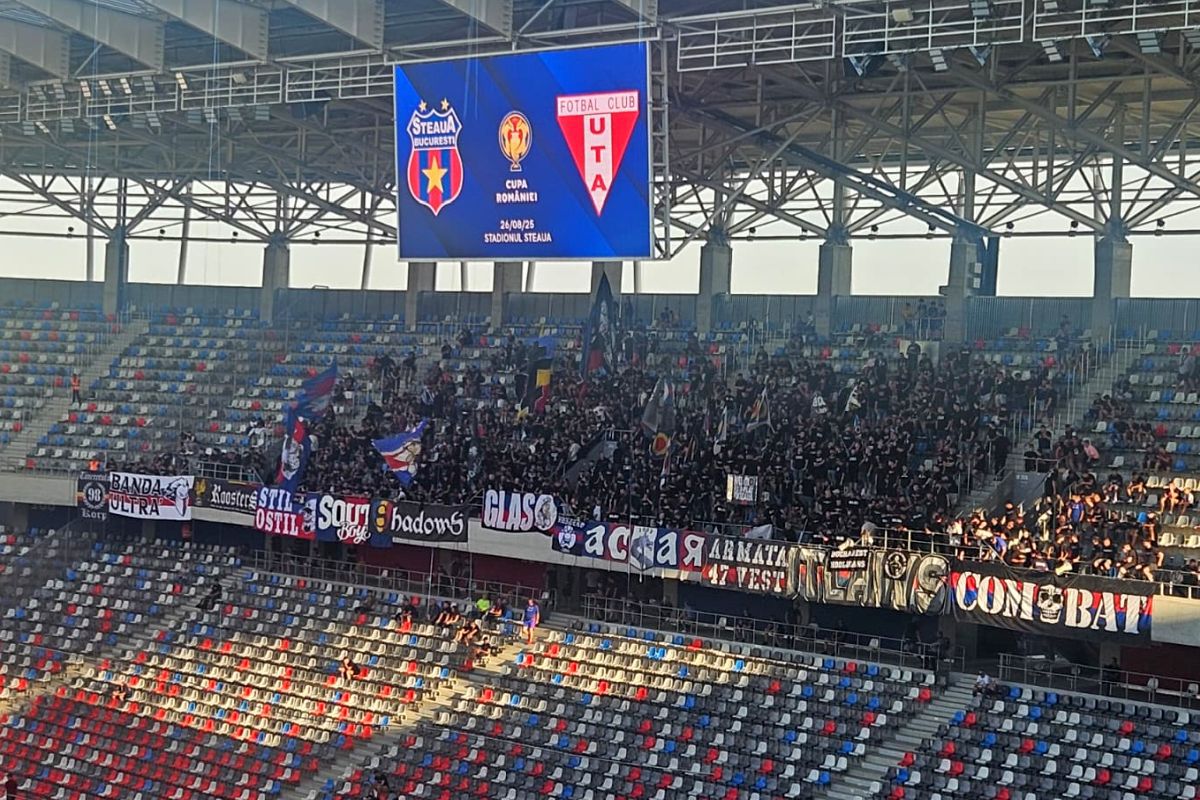 Steaua - UTA 0-2 » „Bătrâna Doamnă” spulberă visul „militarilor”! Arădenii și-au respectat statutul și merg în grupele Cupei României Betano
