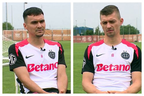 Adrian Șut (în stânga) și Florin Tănase