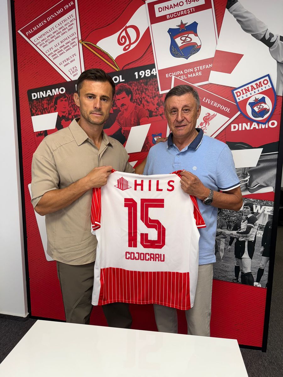 Cristea Cojocaru a încheiat colaborarea cu Dinamo / foto: Facebook Pleacă de la Dinamo după 15 ani » Poză „de adio” lângă Andrei Nicolescu