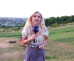Adriana Cojocari, prezentatoarea emisiunii „La firul ierbii”, din Republica Moldova. Foto: Captură video
