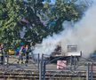 Alertă în Ghencea: înainte de Steaua - UTA, o mașină a luat foc peste drum de stadion!