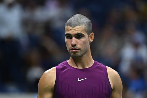Carlos Alcaraz și noul look de la US Open / foto: Imago