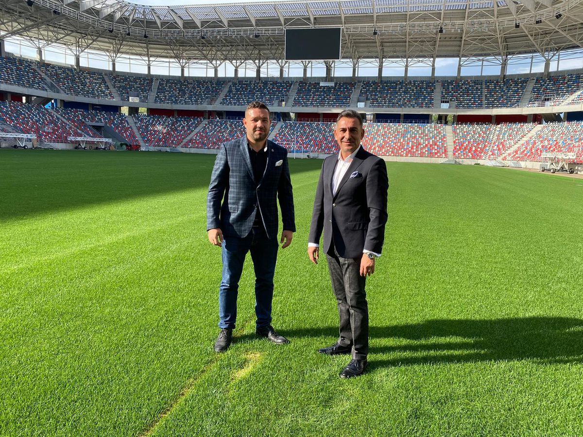 FOTO CSA STEAUA. Ilie Dumitrescu la stadionul Ghencea 26.09.2020