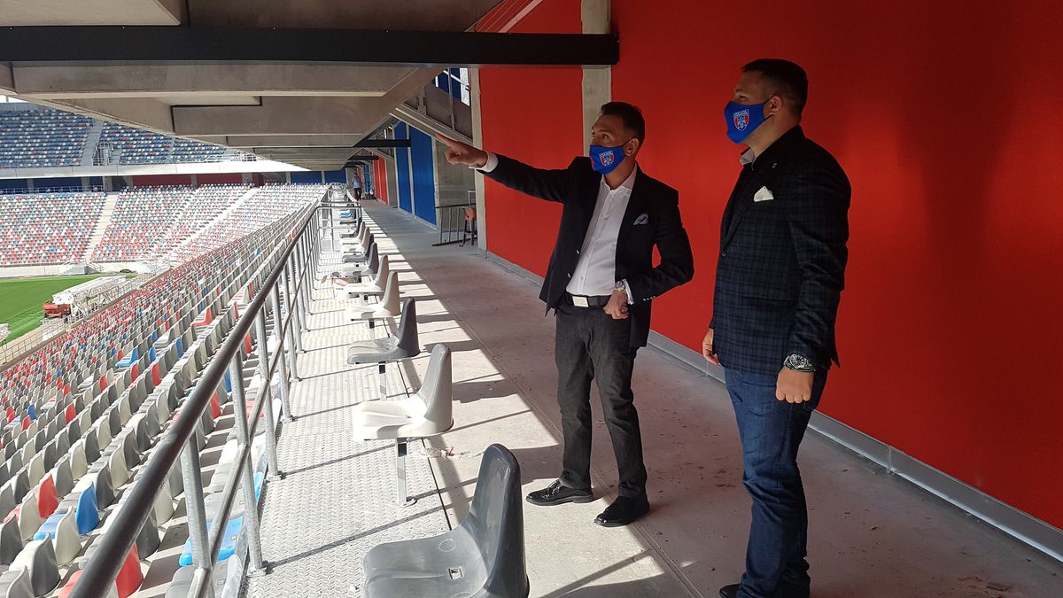 FOTO CSA STEAUA. Ilie Dumitrescu la stadionul Ghencea 26.09.2020