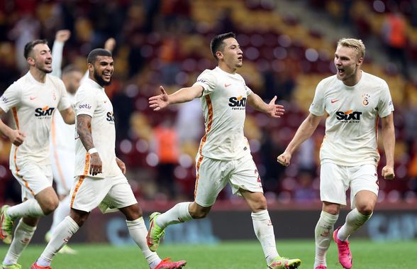 Primul gol al lui Olimpiu Moruțan la Galatasaray, o bijuterie! Cicâldău i-a pasat decisiv
