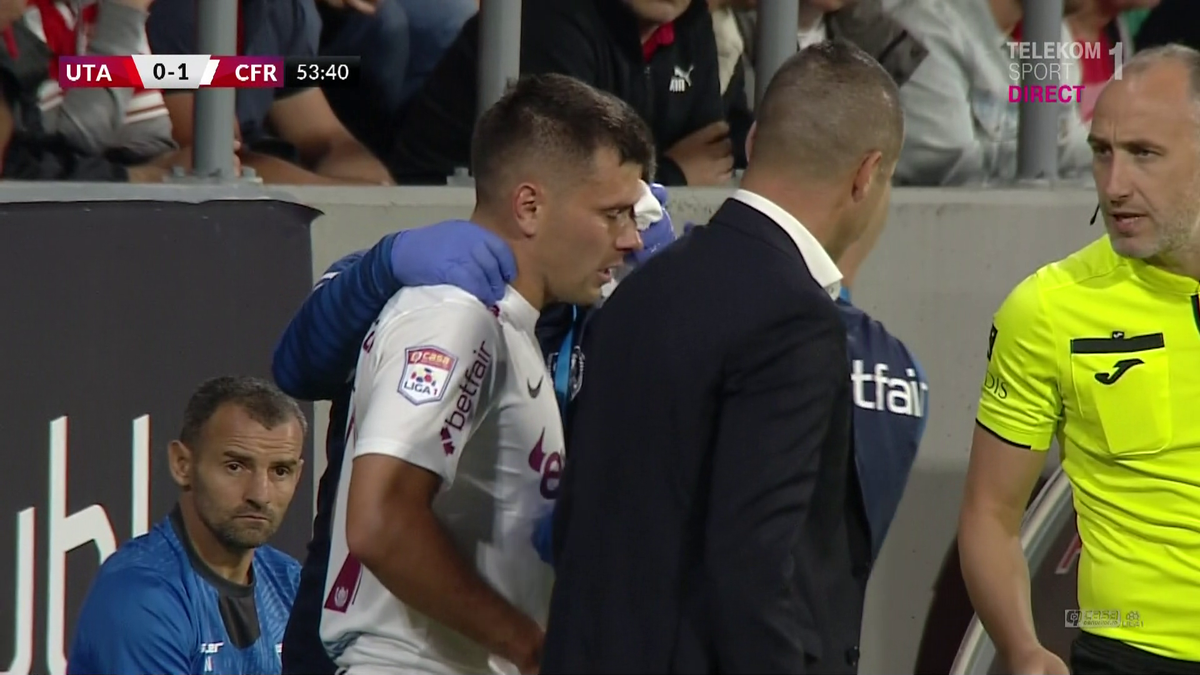 Mihai Bordeianu, făcut KO în UTA - CFR! Arbitrul n-a dictat nici măcar fault