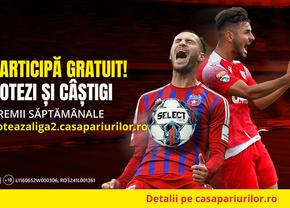 Participă GRATUIT! Votezi și câștigi în Liga 2 Casa Pariurilor, in fiecare săptămână!