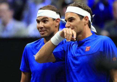 Rafael Nadal și Roger Federer, foto. Imago