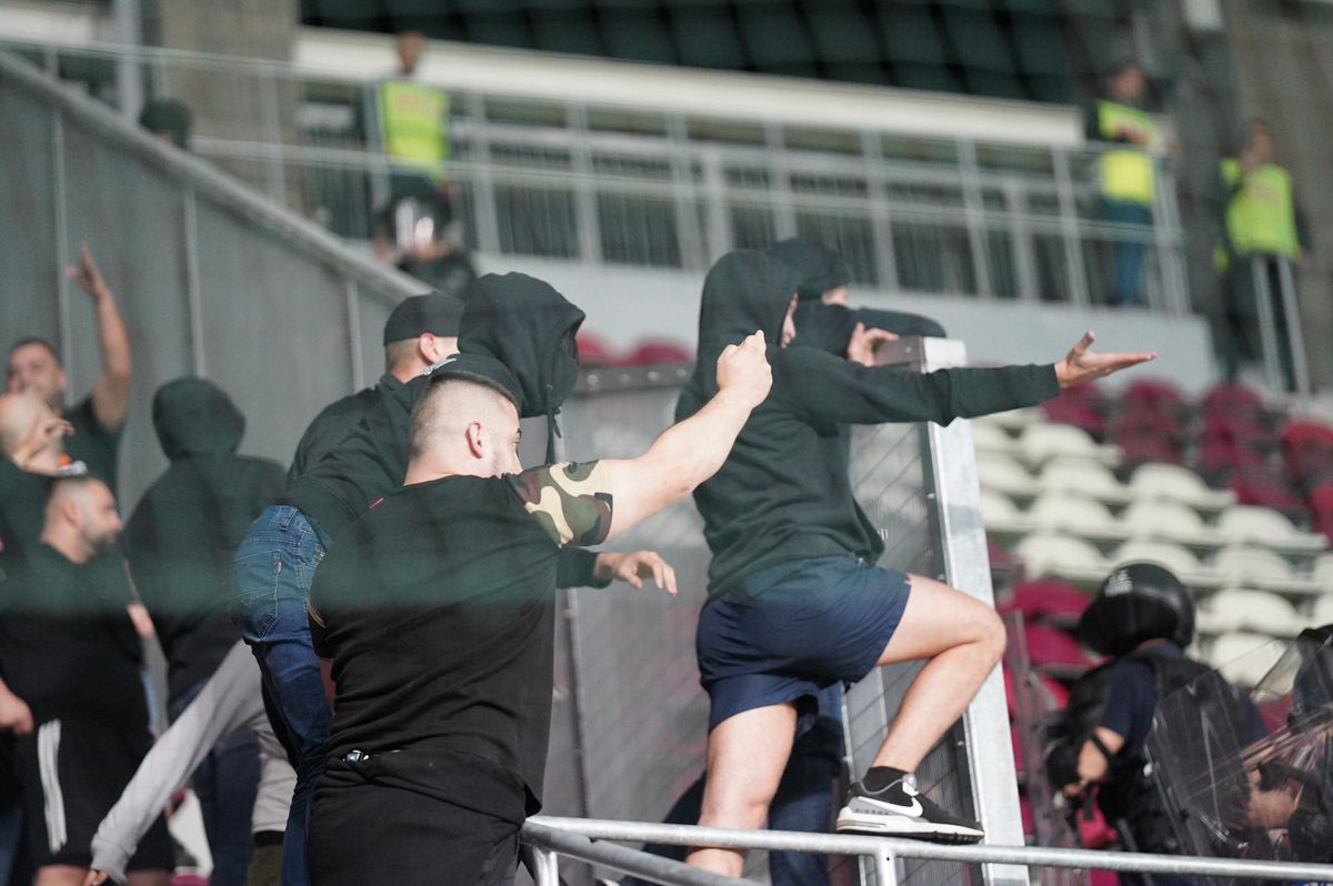 Bătaie pe arena din Giulești la meciul România - Bosnia