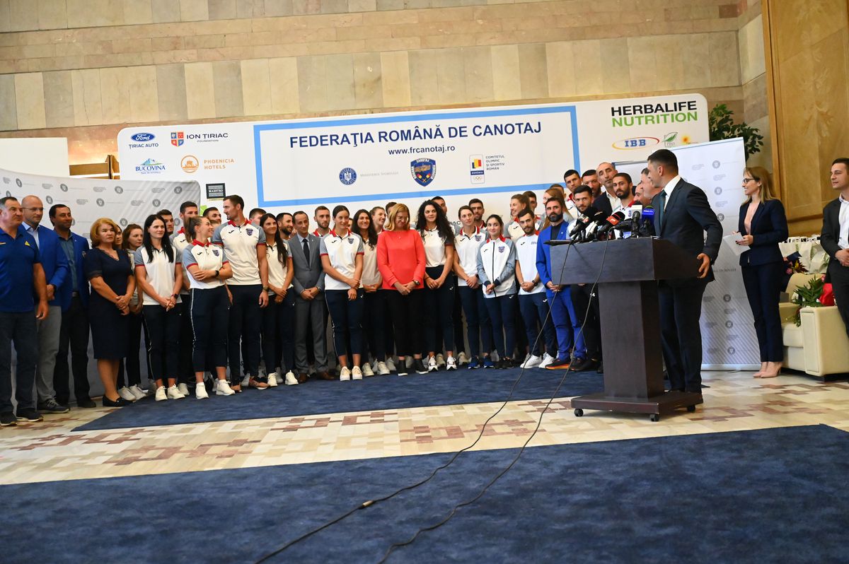 Sosirea în țară a delegației României, după Campionatul Mondial de Canotaj 2022