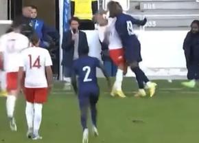 ȘOCANT! Meci oprit între Franța și Polonia U18 » Francezii au luat 4 cartonașe roșii în 20 de minute