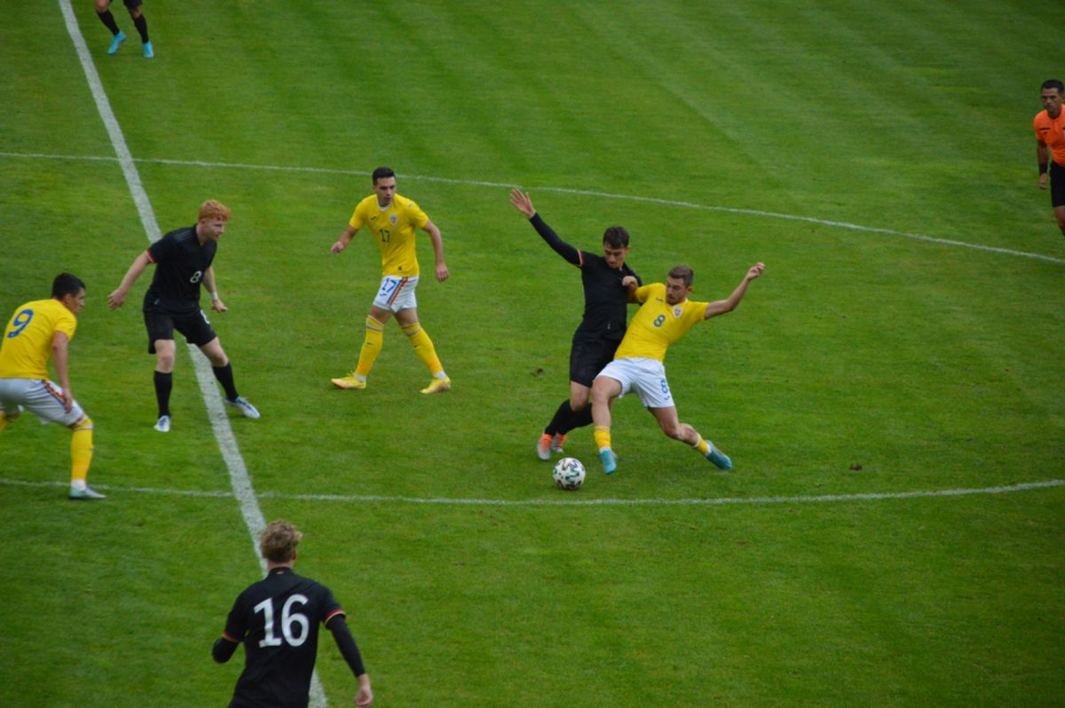 Am scăpat ieftin » Ținută în corzi tot meciul, România U20 a pierdut la limită amicalul în fața Germaniei. A doua înfrângere pentru Pancu