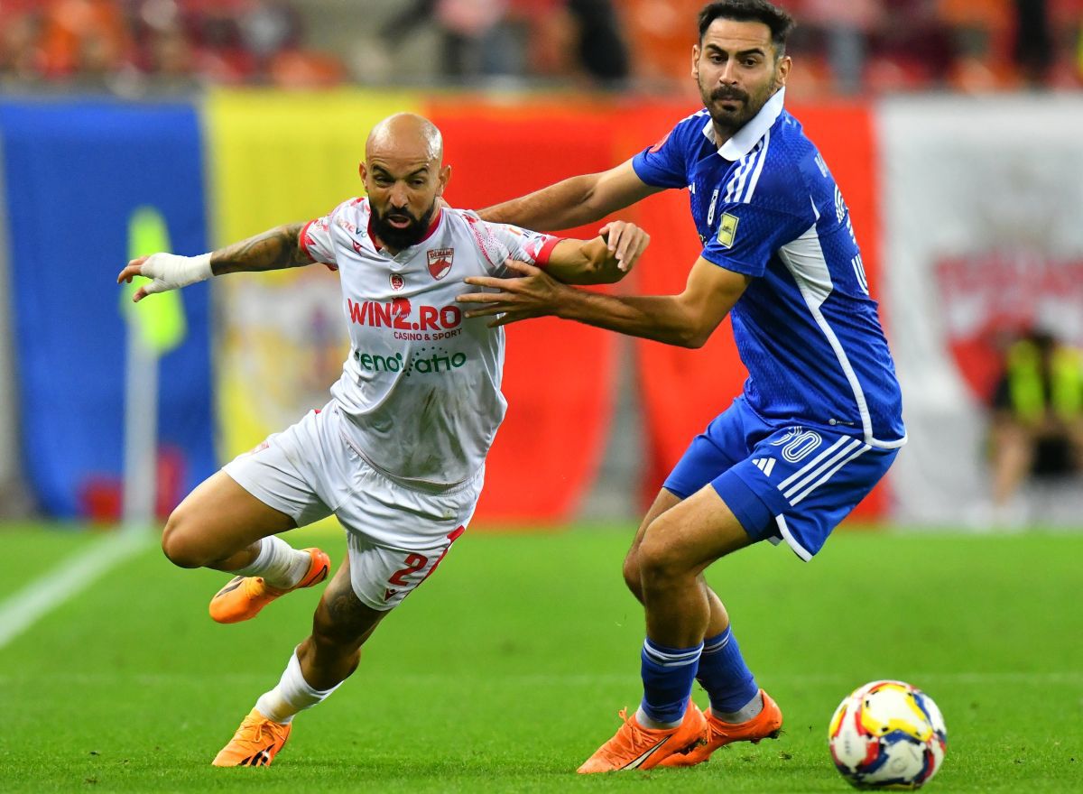 Dinamo - FCU Craiova 1-1 » „Câini” mai roșii. Băieții lui Burcă au făcut cea mai bună repriză de la revenirea în elită, însă a fost doar egal pe Arena Națională