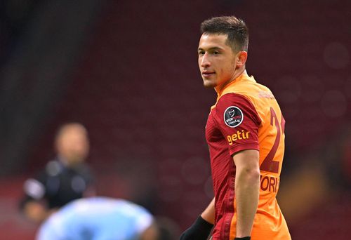 Olimpiu Moruțan, în tricoul lui Galatasaray. 
Foto: Imago