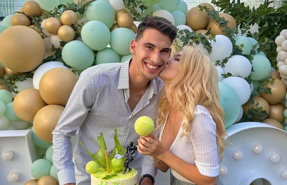 Victor Cornea a obținut prima sa victorie la un turneu de Mare Şlem » Ce a postat Andreea Bălan după succesul iubitului ei