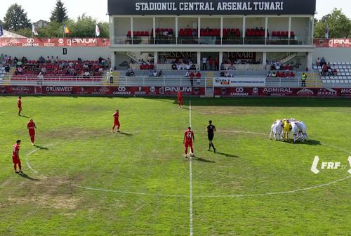Imagine de la CS Tunari - FK Csíkszereda 1-0, cel mai recent meci disputat pe arena din Ilfov